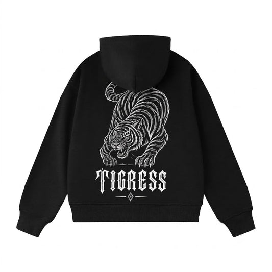 Heavyweight Cropped Hoodie — TIGRESS