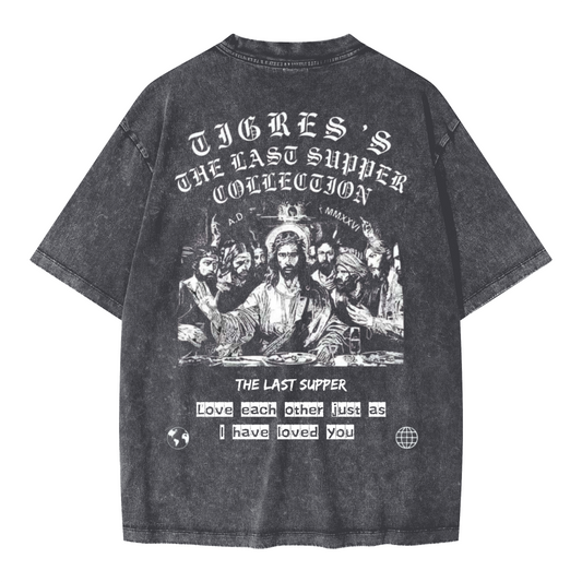 Unisex Heavyweight Oversized Snow Wash T-shirt(285GSM)