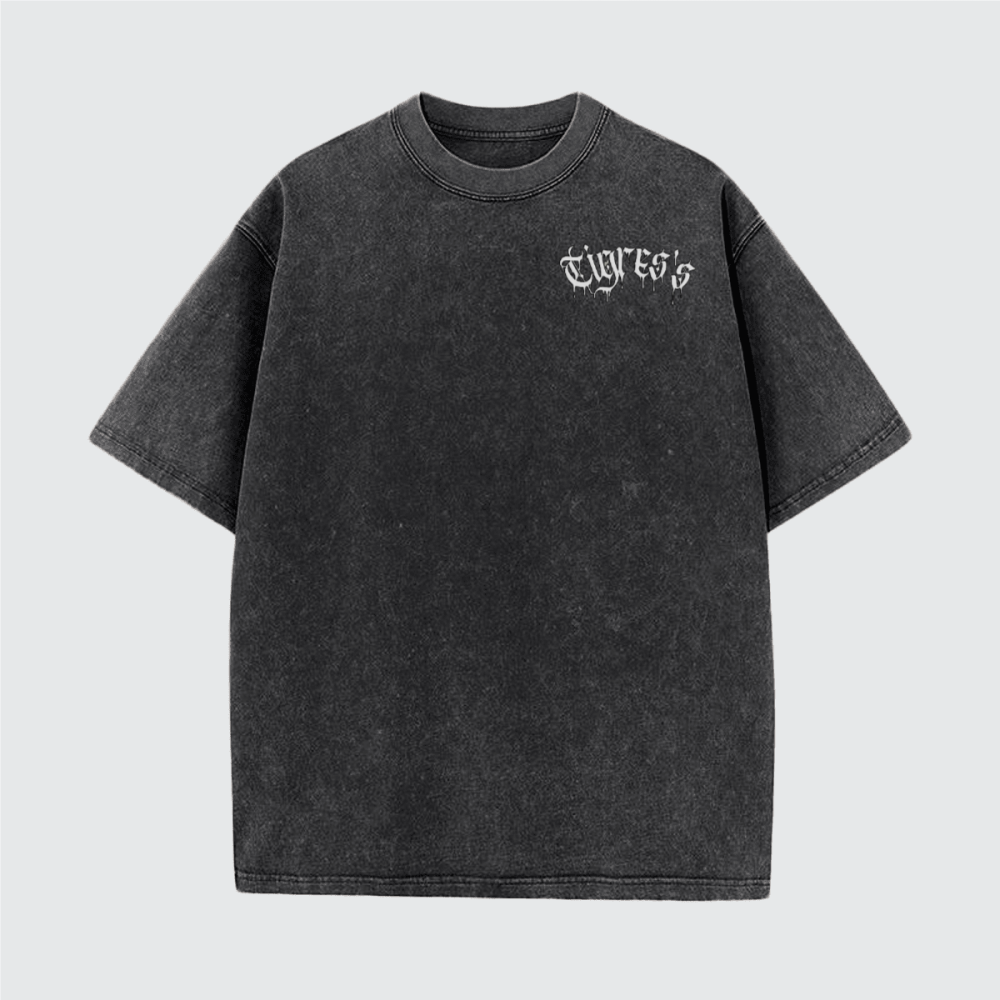 Unisex Vintage Snow Wash Cotton T-Shirt (230GSM)