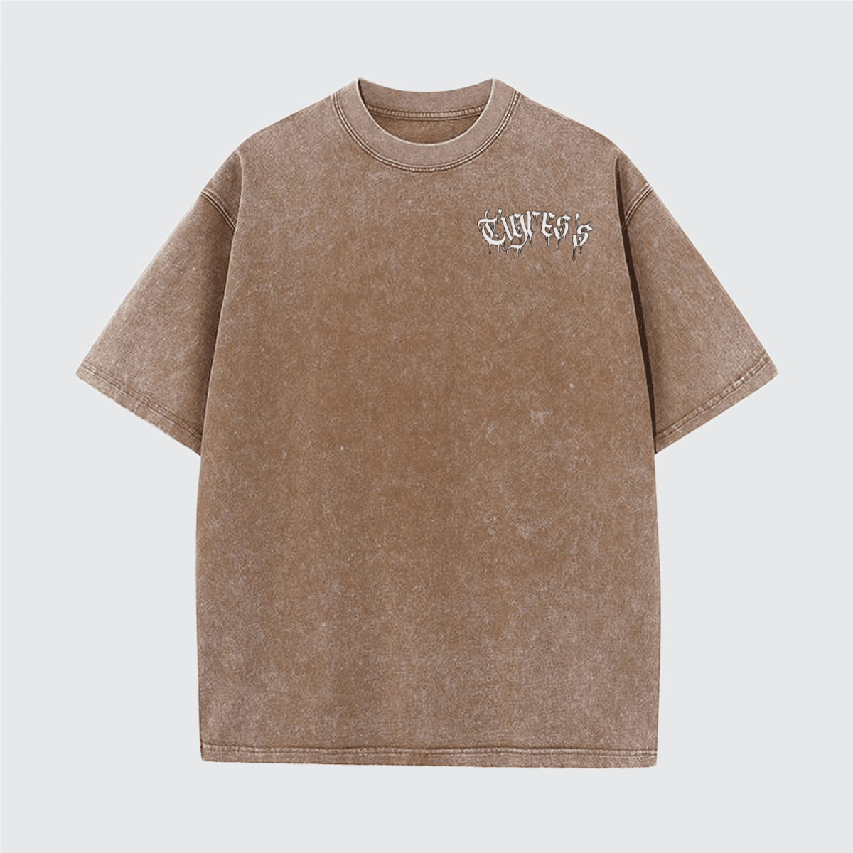 Unisex Vintage Snow Wash Cotton T-Shirt (230GSM)
