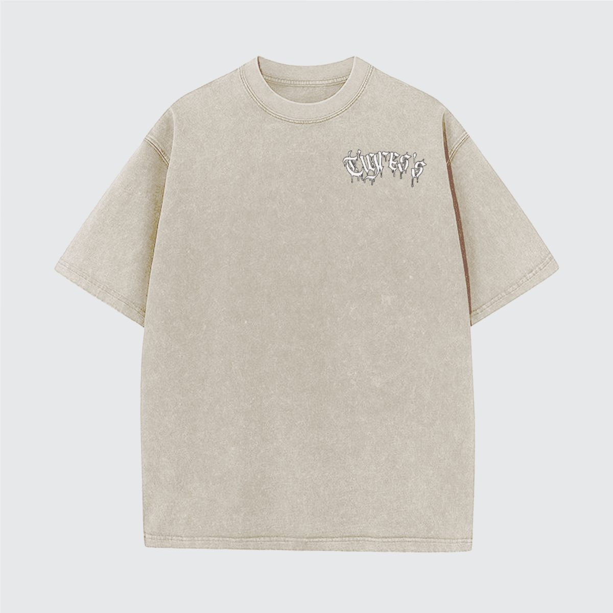 Unisex Vintage Snow Wash Cotton T-Shirt (230GSM)