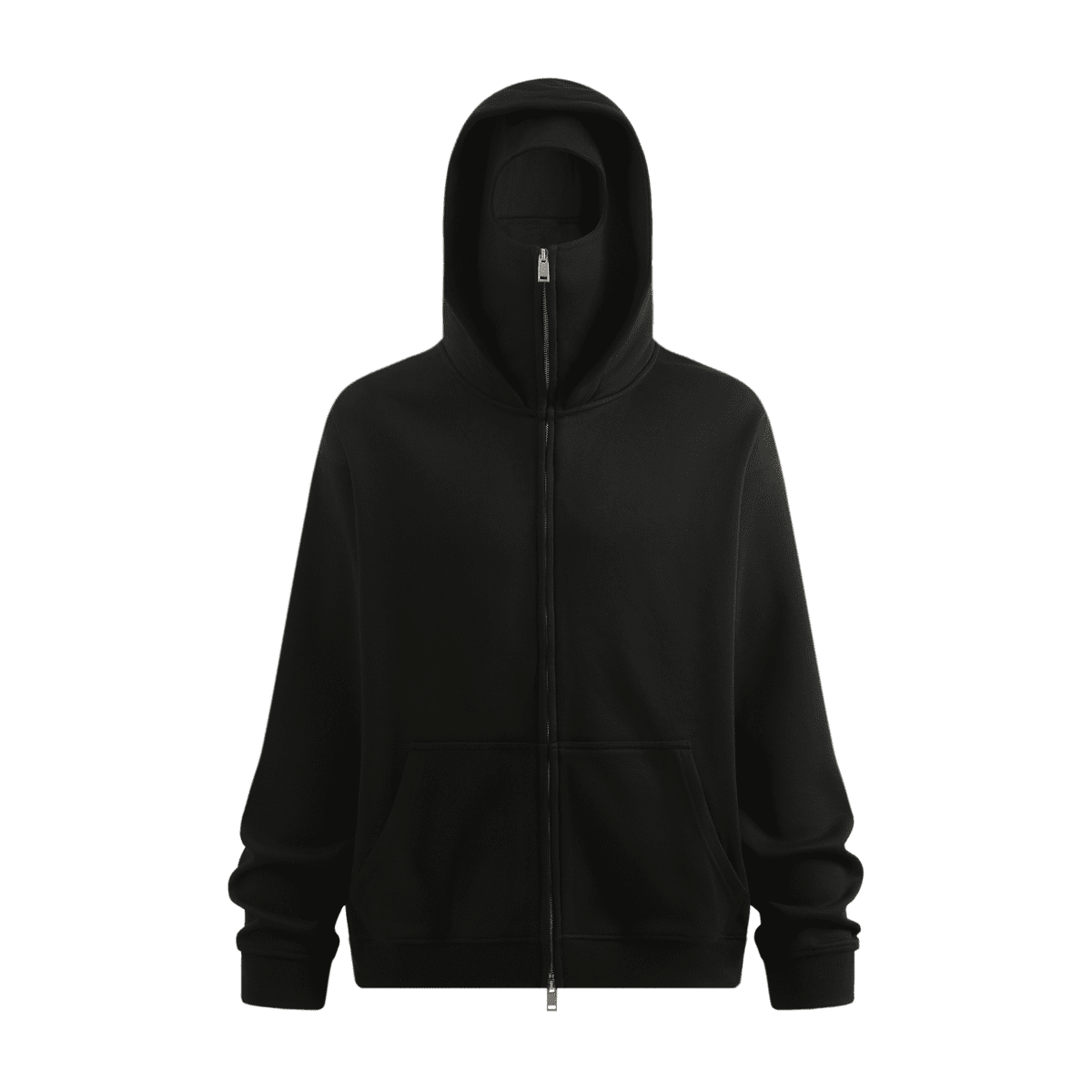 A8 Windproof Sports Zip-up Hoodie with Built-in Face Mask