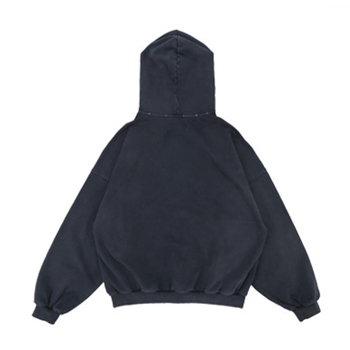 Heavyweight Reverse Pocket Design Distressed Hoodie (440GSM)