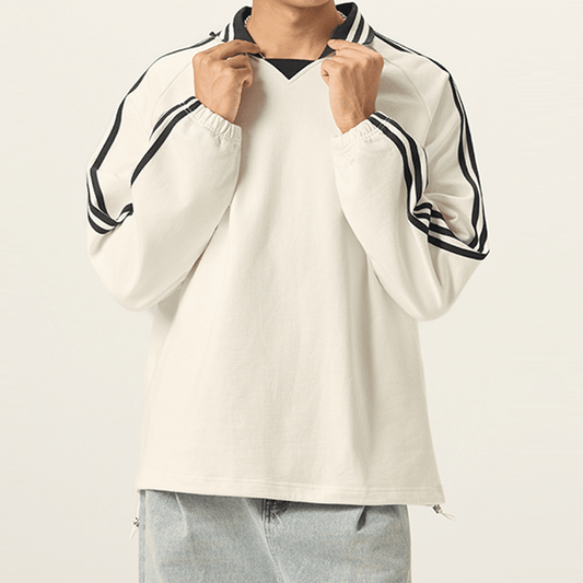 Unisex Heavyweight Contrast Collar Sweatshirt (380GSM)